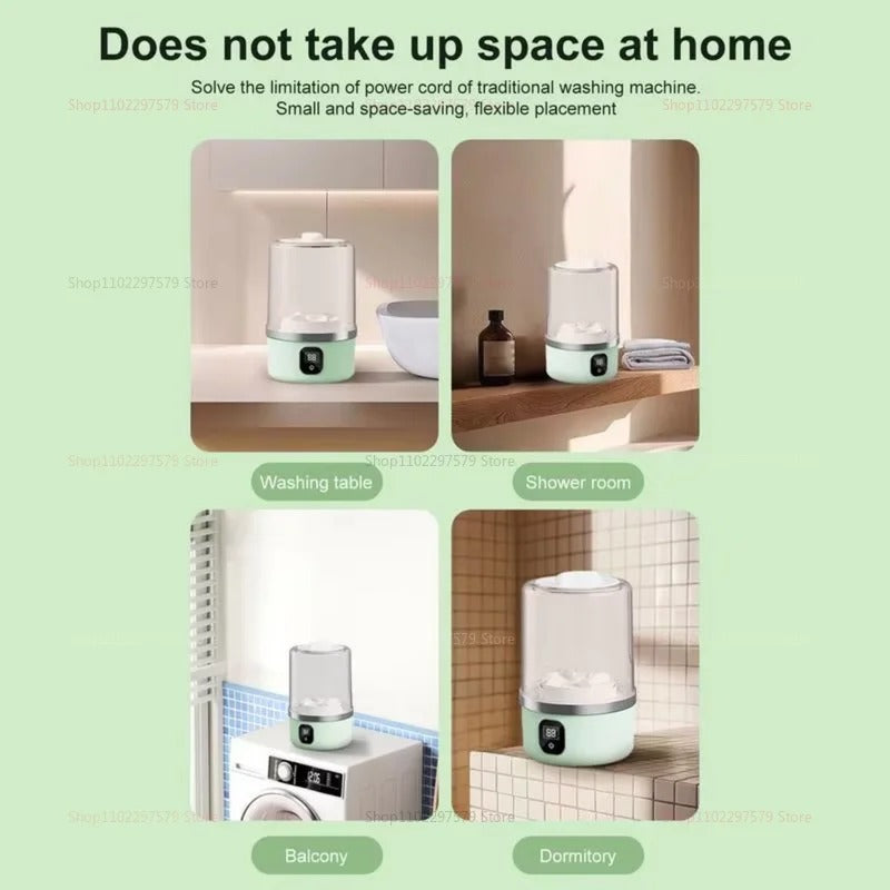 Cordless Mini Underwear Washing Machine | Portable & Waterproof | Travel-Friendly
